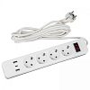 Сетевой фильтр Uniel S-GSR4-3 U2C1 WHITE/GREY UL-00012108 100_100_3083427